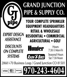 Grand Junction Pipe Supply Co Montrose Co Action Local Colorado
